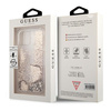 Guess GUOHCP12MGLHFLGO iPhone 12/12 Progold/złoty hardcase Glitter Charms