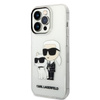 KARL LAGERFELD KLHCP14XHNKCTGT IPHONE 14 PRO MAX 6,7" TRANSPARENT HARDCASE GLITTER KARL&CHOUPETTE