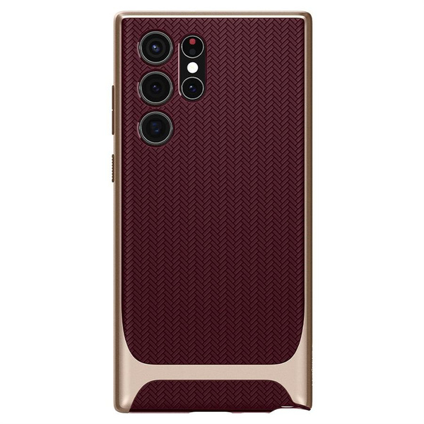 Spigen Neo Hybrid case for Samsung Galaxy S22 Ultra - burgundy