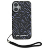 Karl Lagerfeld KLHCP16SHZBPKCCU iPhone 16 6.1" fioletowy/purple Zebra With Cord