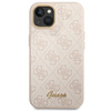 Guess GUHCP14MHG4SHP iPhone 14 Plus/ 15 Plus 6.7" różowy/pink hard case 4G Vintage Gold Logo