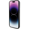 Karl Lagerfeld Gripstand Saffiano Choupette Pins case for iPhone 15 Pro - black