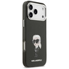 Etui Karl Lagerfeld IML Aquarelle Karl   & Logo MagSafe do iPhone 17 Pro Max czarny