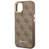 Guess GUHCP14MHG4SHW iPhone 14 Plus/ 15 Plus 6.7" brązowy/brown hard case 4G Vintage Gold Logo