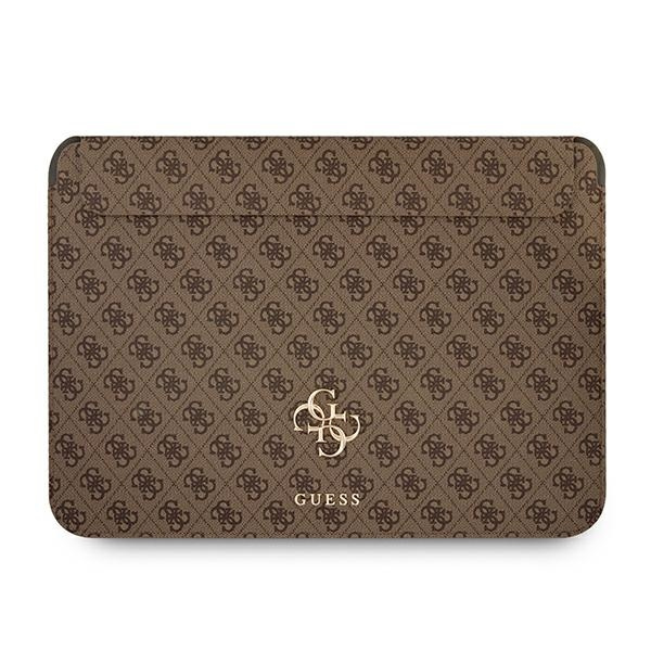 Guess Sleeve GUCS13G4GFBR 13" brązowy/brown 4G Big Logo