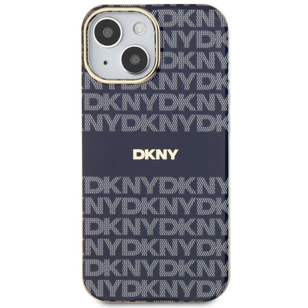 DKNY DKHMP15SHRHSEB iPhone 15 / 14 / 136.1" niebieski/blue hardcase IML Mono & Stripe MagSafe