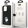 Karl Lagerfeld KLHCP13XSMHCNPK case for iPhone 13 Pro Max 6.7" - black Silicone C Metal Pin