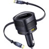 Baseus ładowarka samochodowa PD 2x USB 90W + kabel czarna