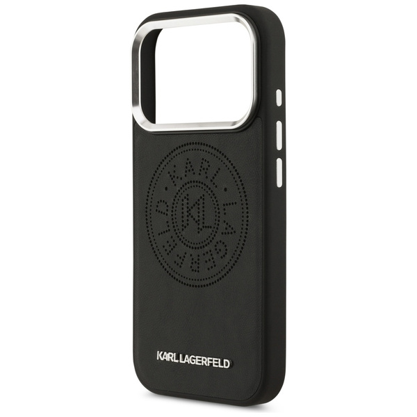 Etui Karl Lagerfeld Point & Metal Logo   MagSafe do iPhone 17 Pro czarny