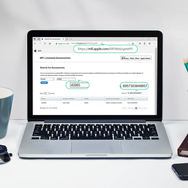 Kabel Ugreen US199 60158 USB-A / Lightning MFi 2m - czarny