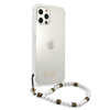 Guess GUHCP12LKPSWH iPhone 12 Pro Max6,7" Transparent hardcase White Pearl