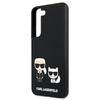 KARL LAGERFELD KLHCS22SSKCK S22 S901 HARDCASE CZARNY/BLACK SILICONE KARL & CHUPETTE