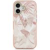 Etui Guess Jungle Tonal Triangle MagSafe do iPhone 17 różowy