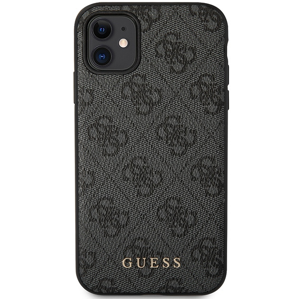 Guess GUHCN61G4GG iPhone 11 6,1" / Xrszary/grey hard case 4G Collection