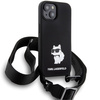Etui Karl Lagerfeld Crossbody Silicone Choupette do iPhone 15 - czarne