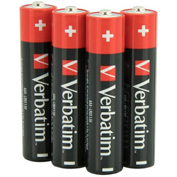 Verbatim Bateria alkaliczna AAA LR034szt folia 49500