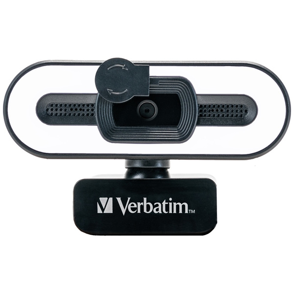 Verbatim Kamera internetowa z mikrofonemFull HD 1080p AWC-02 czarny/black 49579