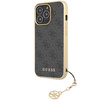 Guess GUHCP14XGF4GGR iPhone 14 Pro Max6.7" szary/grey hardcase 4G Charms Collection