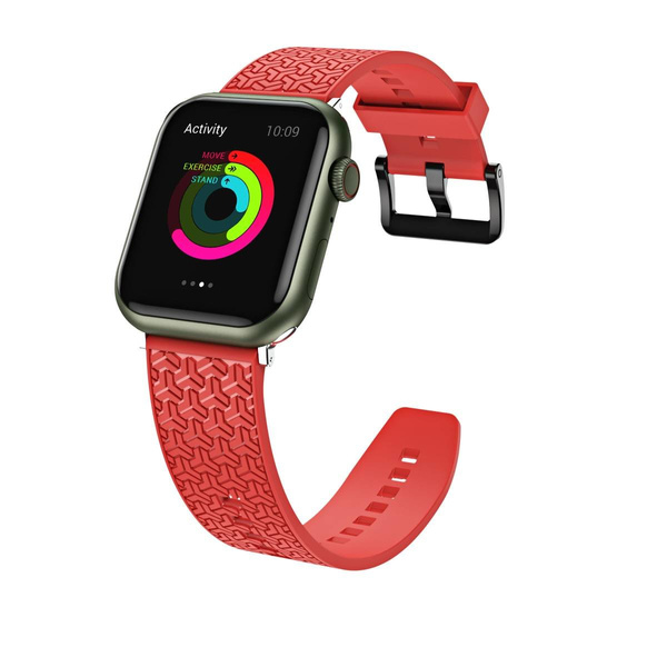 WATCH STRAP Y STRAP FOR APPLE WATCH 7 / SE (41/40 / 38MM) BAND WATCHBAND RED