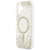 Etui Guess Resin Bottom Glitter MagSafe  do iPhone 17 złoty