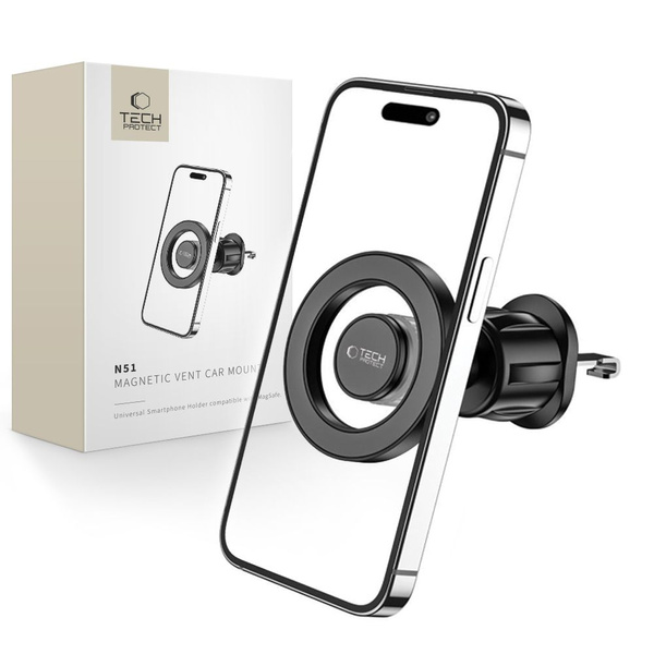 TECH-PROTECT N51 MAGNETIC MAGSAFE VENT CAR MOUNT BLACK