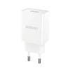 Dudao A4EU USB-A 2.1A wall charger - white + USB-A - USB-C cable