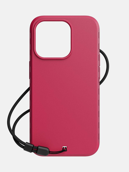 BODYGUARDZ PARADIGM PRO, IPHONE 15 PRO 2023, MAGSAFE COMP., LANYARD, CRIMSON