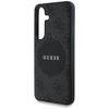 Etui Guess 4G Round Patch Classic Logo   MagSafe do Samsung Galaxy S25 czarny