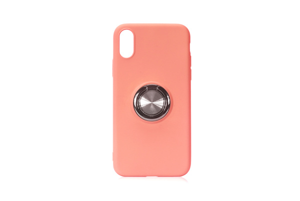 SILICONE RING CASE IPHONE 7 PLUS / 8 PLUS LIGHT PINK