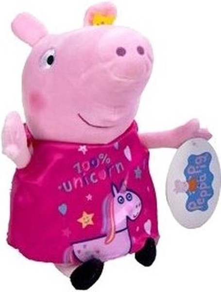 MASKOTKA ŚWINKA PEPPA 28CM RÓŻOWA