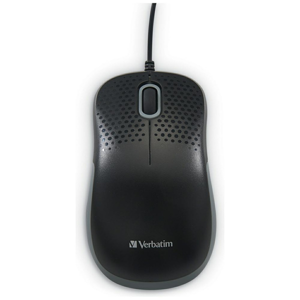 Verbatim Mysz optyczna Silent USB-A 1000dpi czarny/black 49024