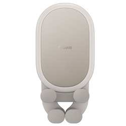BASEUS STABLE GRAVITATIONAL CAR PHONE HOLDER TO VENTILATION GRID (CREAMY)