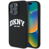 DKNY DKHMP16XSNYACH iPhone 16 Pro Max6.9" czarny/black hardcase Silicone White Printed Logo MagSafe