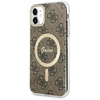 Guess GUHMN61H4STW iPhone 11 6.1"brązowy/brown hardcase 4G MagSafe