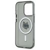 Karl Lagerfeld KLHMP15XHLSCHK iPhone 15   Pro Max 6.7" czarny/black hardcase IML Metal Choupette Head MagSafe