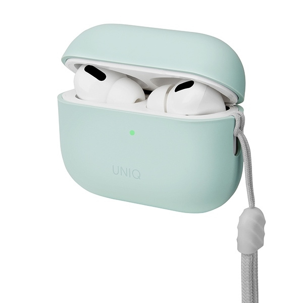 Etui Uniq Lino na AirPods Pro 2 - miętowe