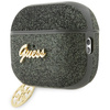 Guess GUAP2GLGSHA AirPods Pro 2 (2022/2023) cover zielony/kaki Glitter Flake 4G Charm