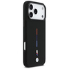 Etui BMW M Silicon Tricolor Line MagSafe do iPhone 17 Pro Max czarny
