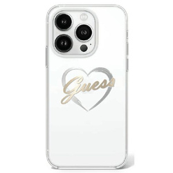Guess GUHCP16XHCHGSPT iPhone 16 Pro Max6.9" przeźroczysty/transparent hardcase IML Heart