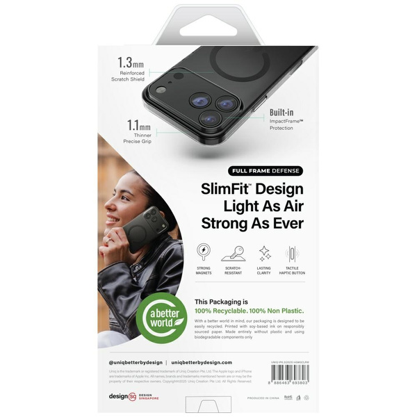Etui UNIQ Airsuit do iPhone 17 Magclick  Charging przeźroczysty