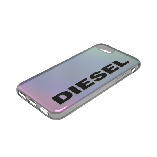 DIESEL SNAP CASE HOLOGRAPHIC WITH THE LOGO IPHONE 6/7/8/SE HOLOGRAPHIC/BLACK
