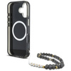 Etui Guess Palm Trees Triangle Pearl     Strap MagSafe do iPhone 16 czarny