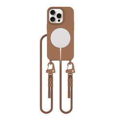 TECH-PROTECT MAGNECKLACE MAGSAFE IPHONE 14 PRO CHOCOLATE BROWN