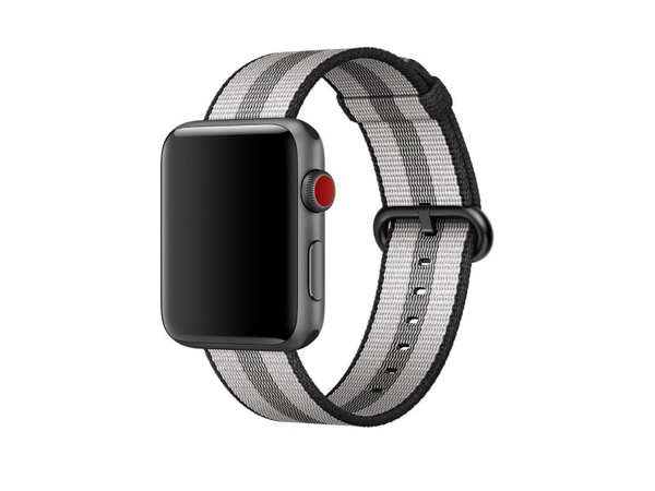 APPLE WOVEN NYLON APPLE WATCH MQVR2ZM/A 42MM BLACK ORYGINALNA PLOMBA