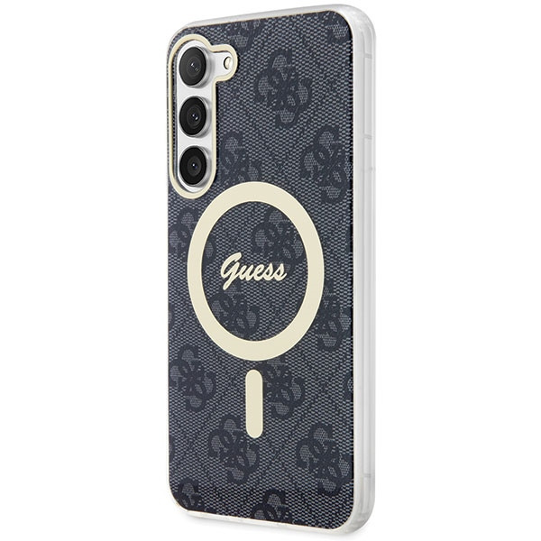 Guess GUHMS23MH4STK S23+ S916czarny/black hardcase 4G MagSafe