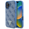 Guess GUHCP16SP4TDPB iPhone 166.1" niebieski/blue hardcase Leather 4G Triangle Strass