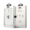 Karl Lagerfeld Karl&Choupette Glitter MagSafe case for iPhone 15 Plus - transparent