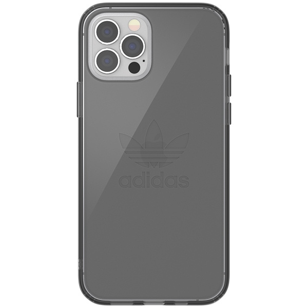 Adidas OR Protective iPhone 12/12 ProClear Case czarny przezroczysty/smokey black 42385