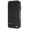 BMW BMTRBKI65PUCARTCBKiPhone XS Max  book czarny/black Carbon Tricolor Stripe