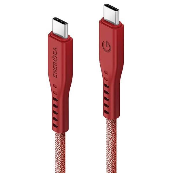 ENERGEA kabel Flow USB-C - USB-C1.5m czerwony/red 240W 5A PD Fast Charge